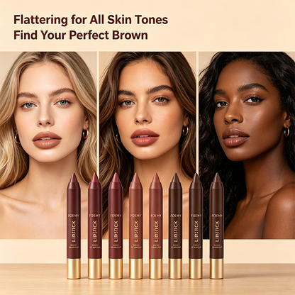 Matte Brown Lipstick, Suitable for All Skin Types 🤎