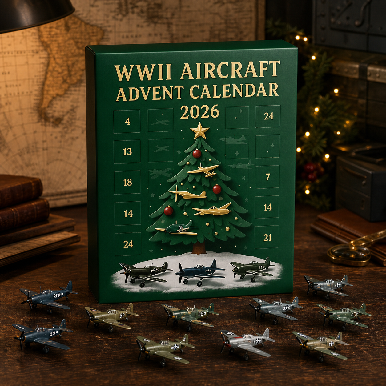 2026 Aircraft Advent Calendar – World War II Plane Collection