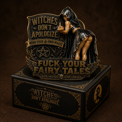 🔥LAST DAY 50% OFF 🔥- 🖤"Witches Don't Apologize" Car Emblem Metal Badge