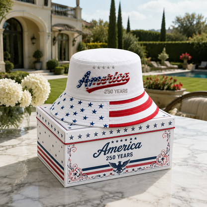 🔥LAST DAY 50% OFF 🔥- America 250 Years Patriotic Bucket Hat