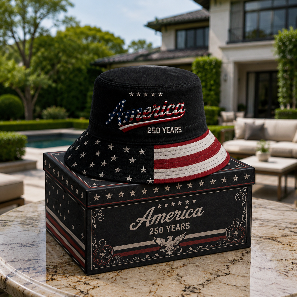 🔥LAST DAY 50% OFF 🔥- America 250 Years Patriotic Bucket Hat