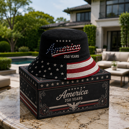 🔥LAST DAY 50% OFF 🔥- America 250 Years Patriotic Bucket Hat