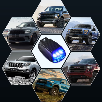 Limited Time Sale-👾Solar Waterproof Cab Roof Lights(Two in a Set)