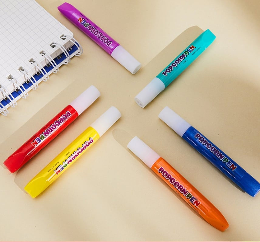 Magic Puffy 3D Art Pens – Heat-Activated Craft Markers