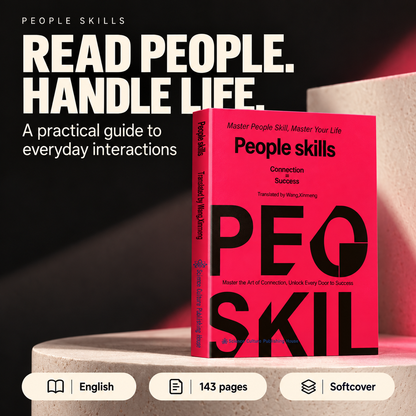 People Skills English paperback, 143 pages, with a red cover