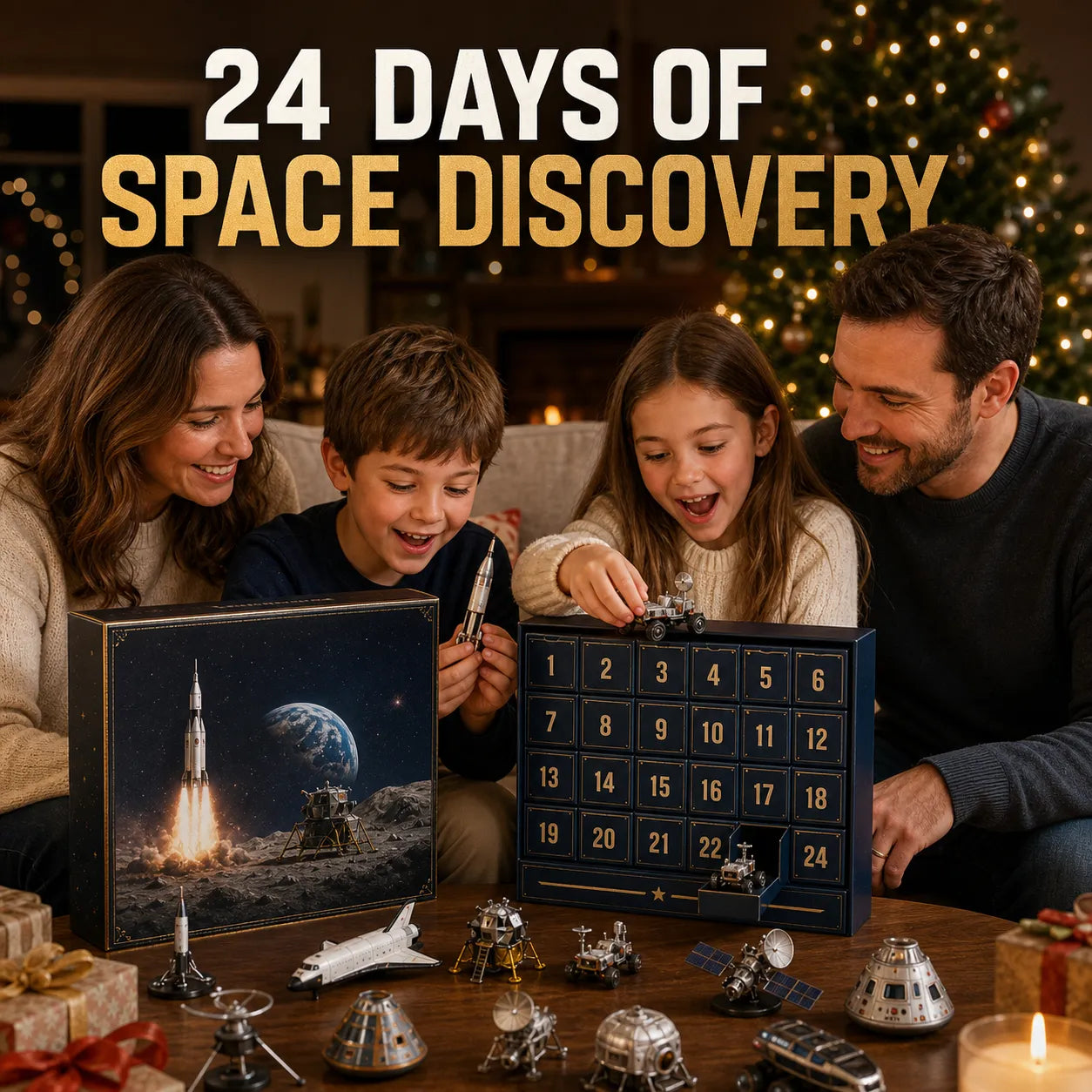 2026 Space Exploration Legends Advent Calendar – 24 Collectible Surprises