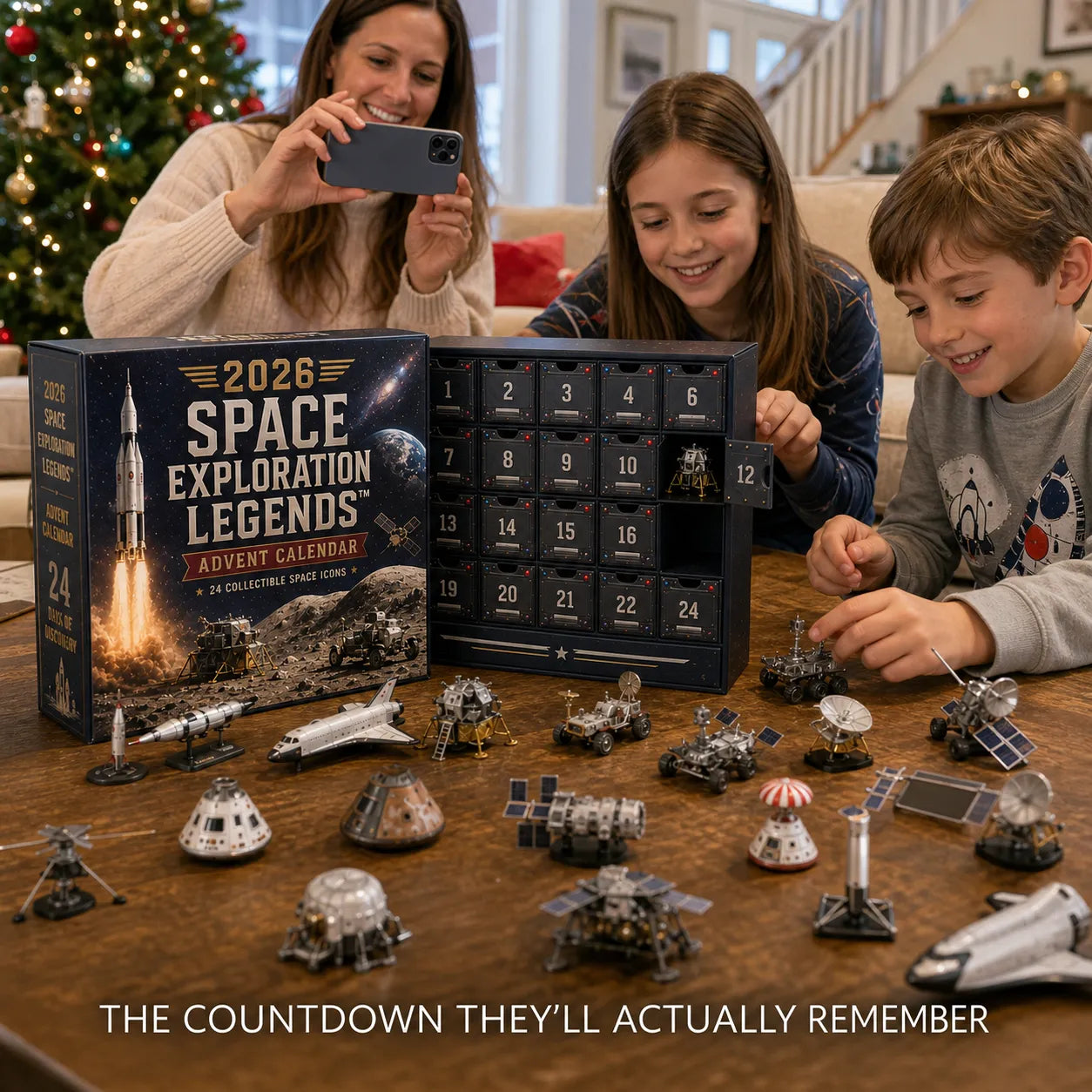 2026 Space Exploration Legends Advent Calendar – 24 Collectible Surprises