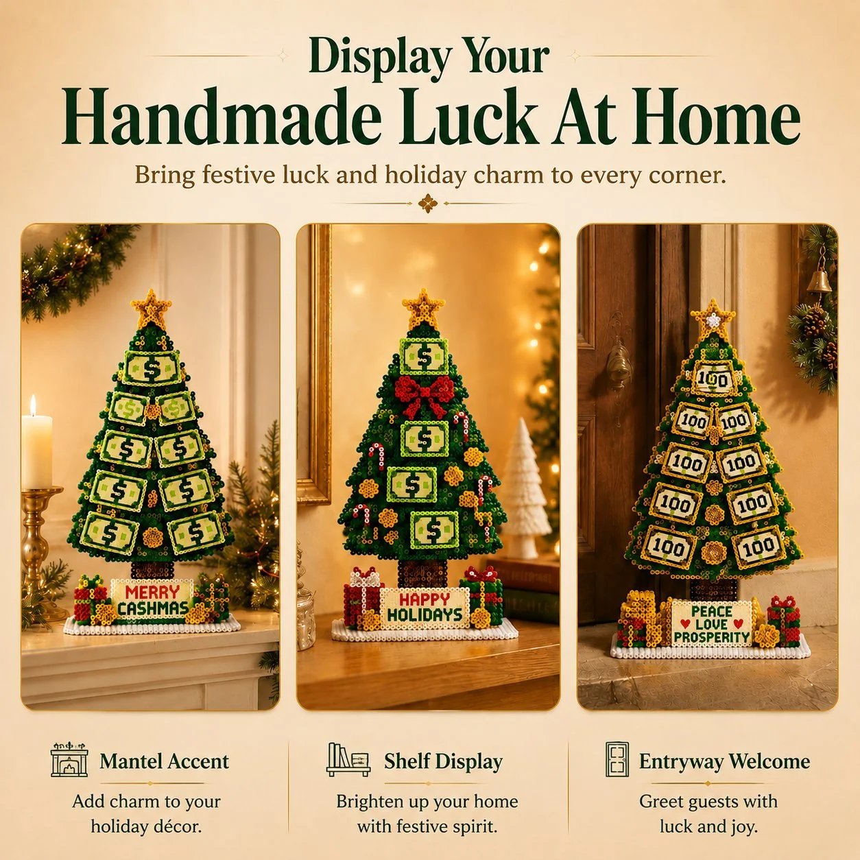 Beginner-Friendly DIY Lucky Money Tree Bead Craft Kit