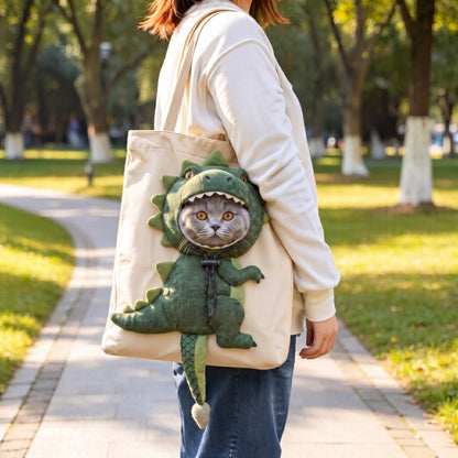 Cute Pet Travel Tote Bag | For Cats & Small Dogs Up To 20lbs