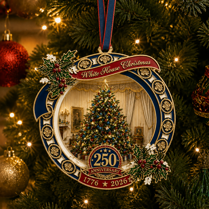 250th Anniversary White House Christmas Tree Ornament – Limited Edition Collectible