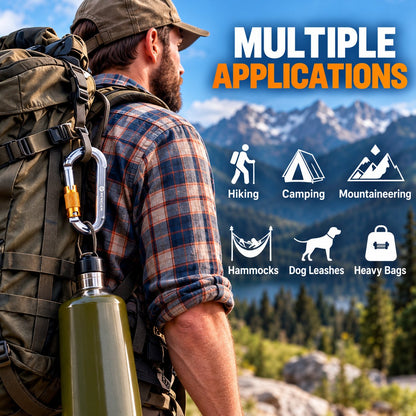 25KN Auto-Locking Carabiner