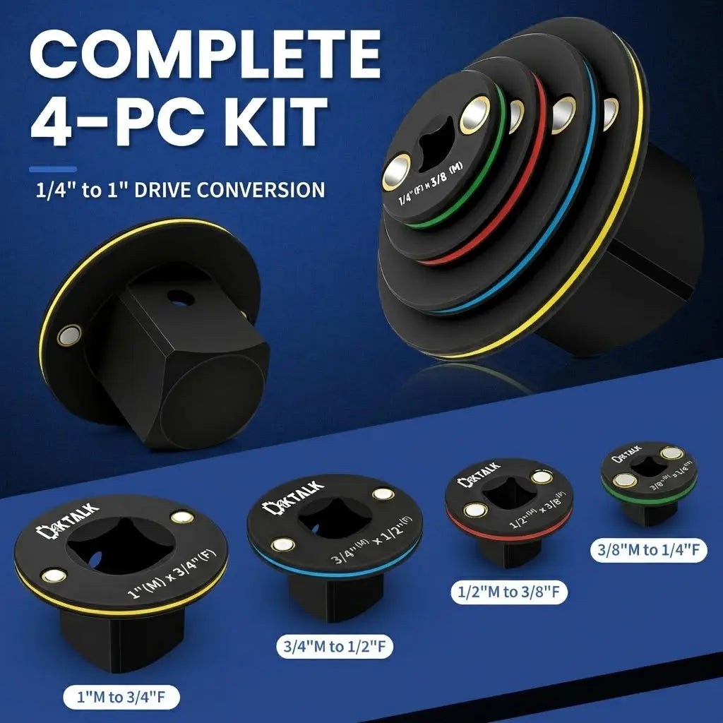 2026 Impact Socket Adapter Set - Low Profile, 4-Piece