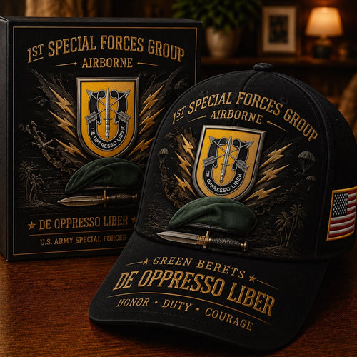 🗡️U.S. Army Special Forces “De Oppresso Liber” Tribute Cap