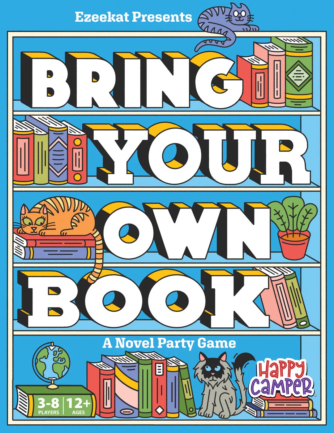 📚 Bring Your Own Book Party Game | 150 Hilarious Prompt Cards, 60-Second Timer & Endless Book Night Fun 🐱🎉