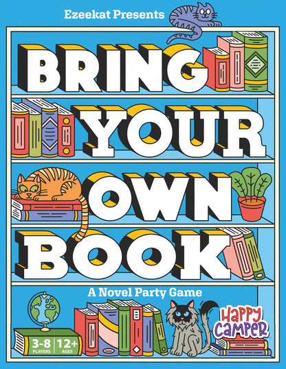 📚 Bring Your Own Book Party Game | 150 Hilarious Prompt Cards, 60-Second Timer & Endless Book Night Fun 🐱🎉