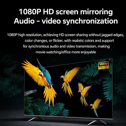 📡 Type-C Wireless Display Transmitter & Receiver Kit – 1080P 60Hz