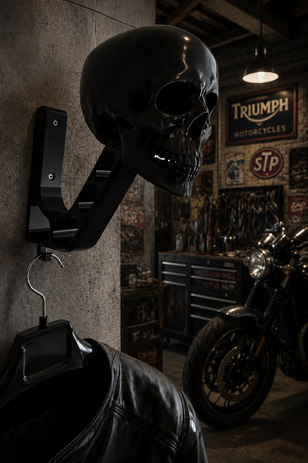 Black Knight Skull Helmet Stand 🔥 BUY 2 FREE SHIPPING