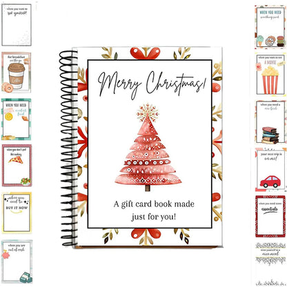 🔥Only $6.99 Last Day Promotion!🎄Christmas Gift Card Book