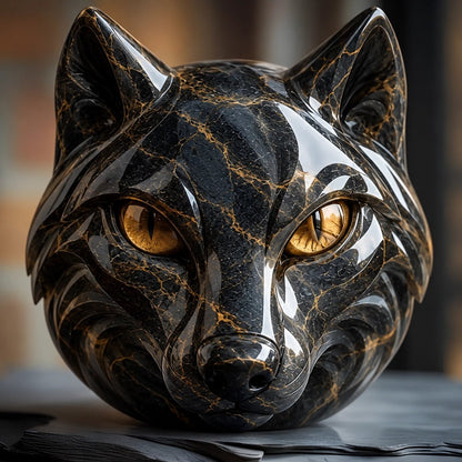 Guardian Animal Stone Sculpture – Owl, Dragon, Lion & Wolf Décor
