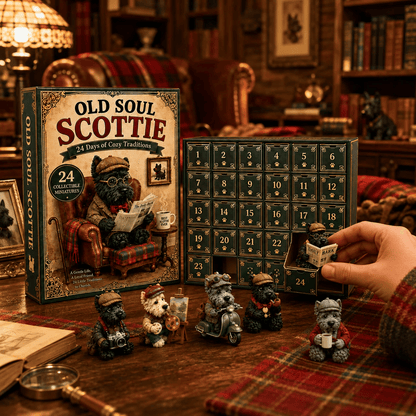 Old Soul Scottie Advent Calendar – 24 Scottish Terrier Miniatures