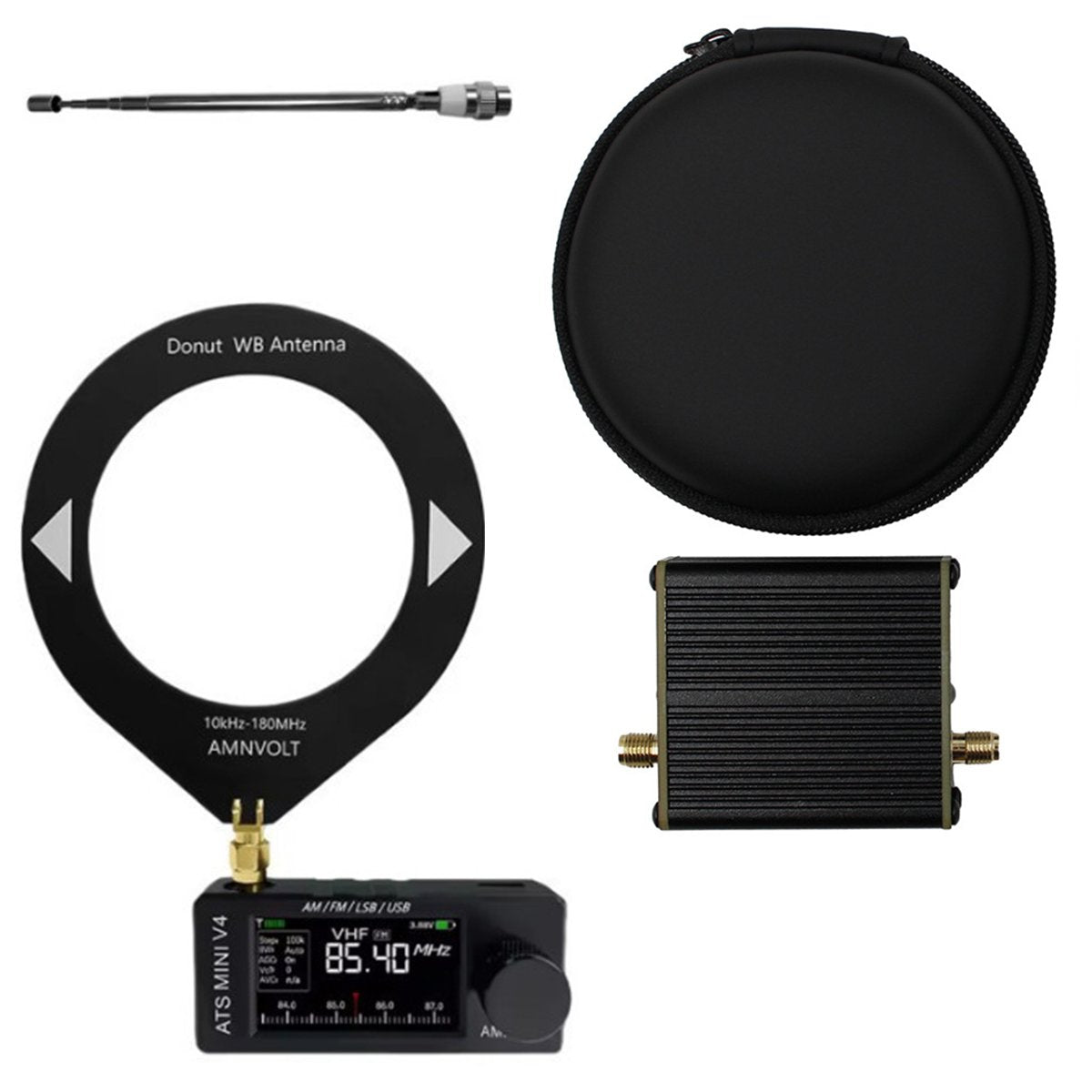 🔥Last Day 49% OFF📻Upgraded ATS Mini V4 Si4732 All Band DSP Radio Receiver