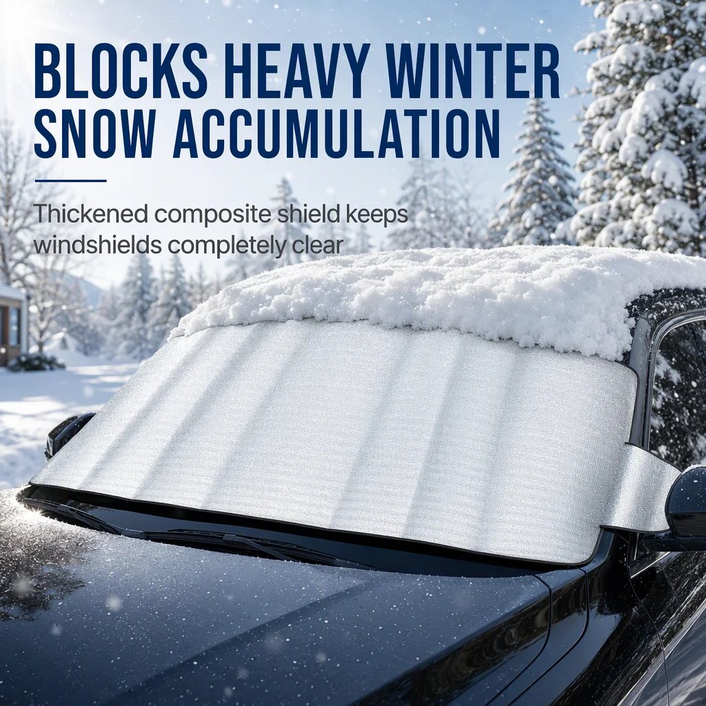 ❄️ Double-Sided Windshield Snow Cover | 0.7×1.5m