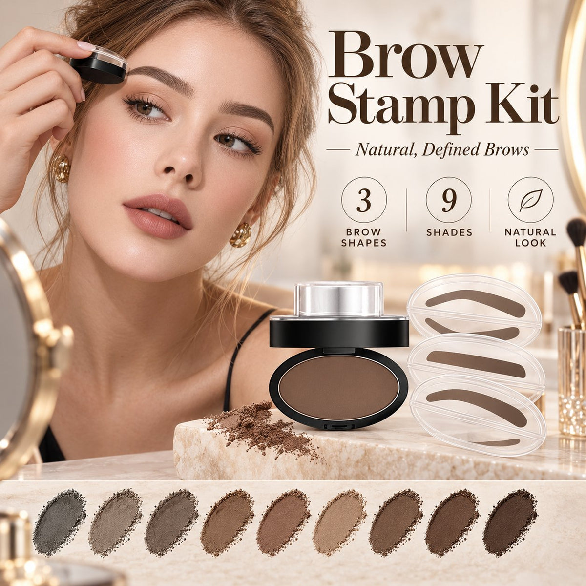 Eyebrow powder seal set
