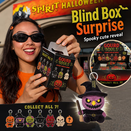 Halloween Plush Blind Box: Portable Spooky‐Cute Fun for Daily Backpack & Keychain Collection