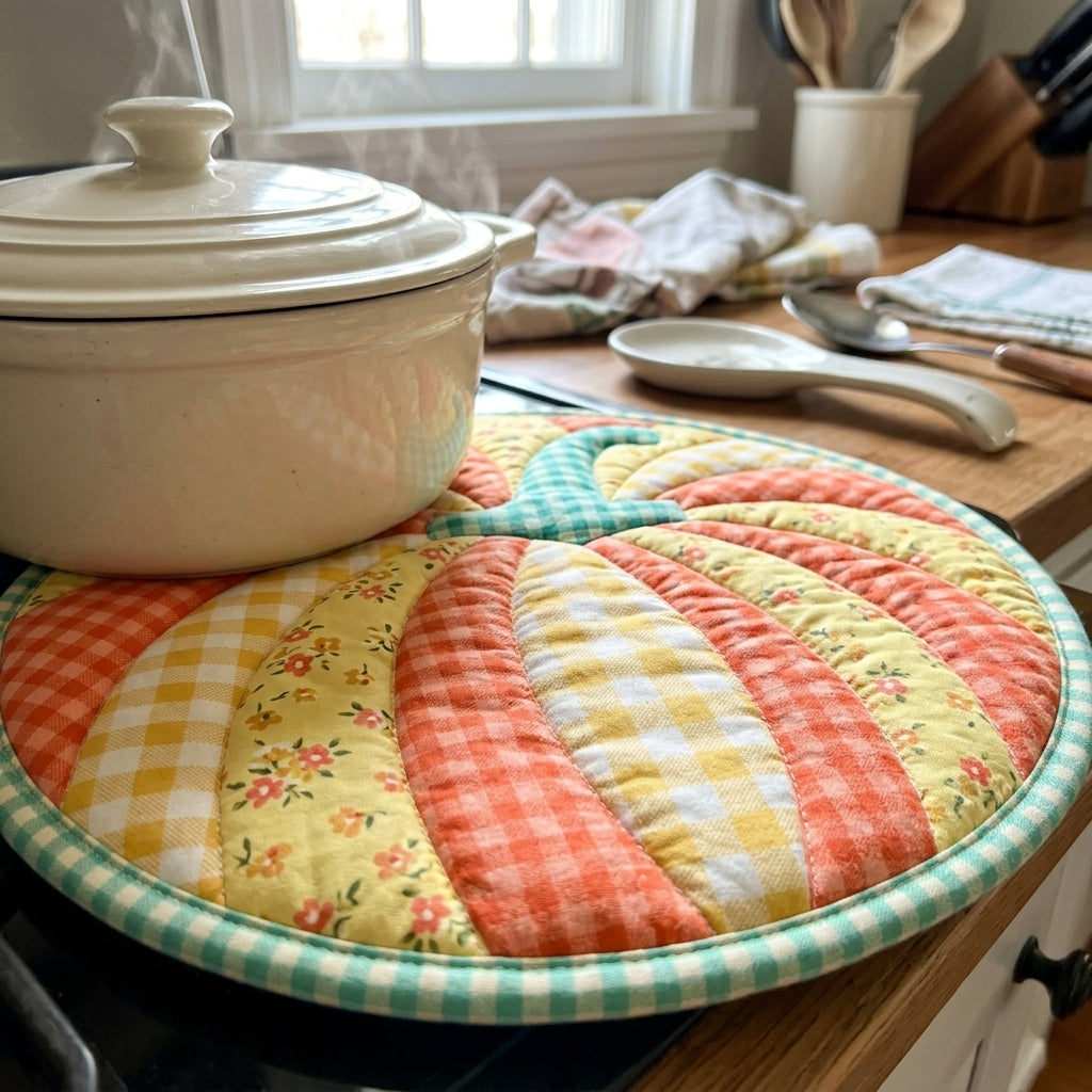 Cozy Pumpkin Patch Mat Sewing Template Set
