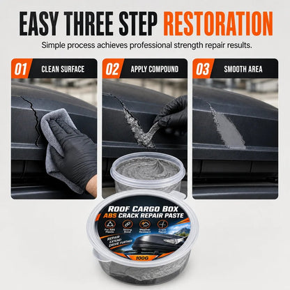 🛠️ Roof Box Crack Repair Filler Cream | 100g ABS Panel Compound