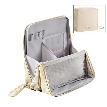 🎉Standing Makeup Bag – Portable, Large Capacity