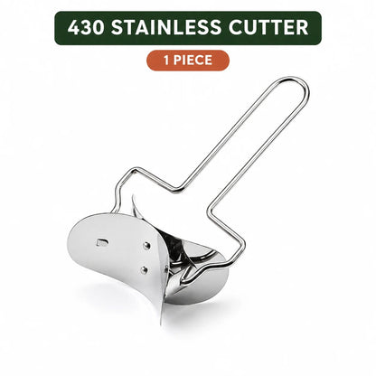 🥟 Stainless Steel Dumpling Maker & Dough Cutter Set – Roll, Fill, Press & Seal with Ease