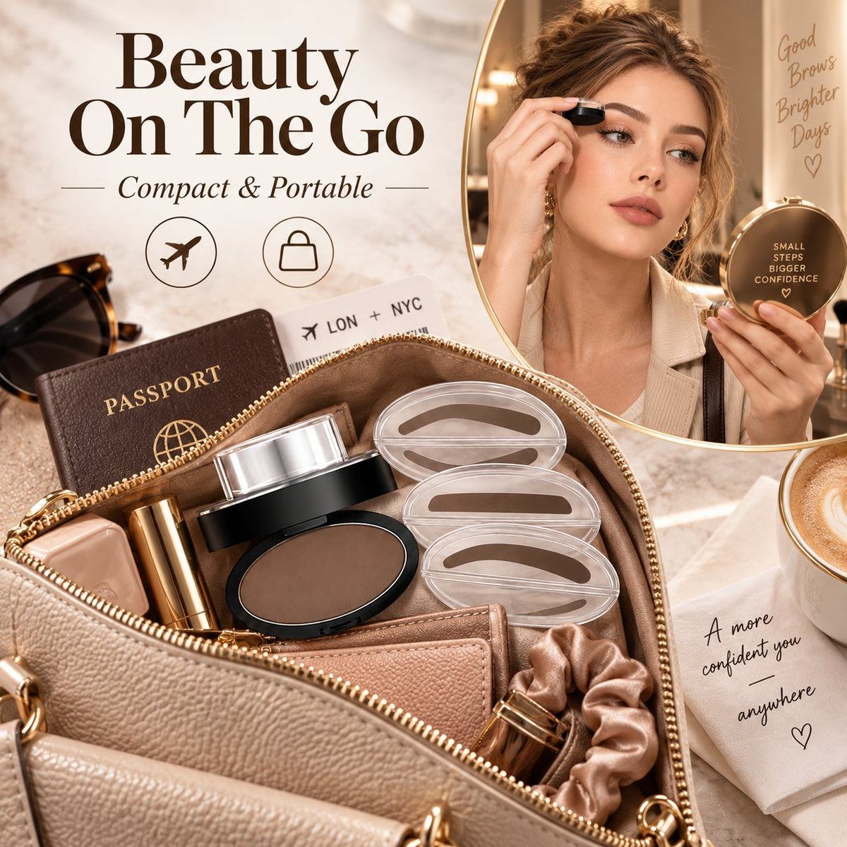 Eyebrow powder seal set