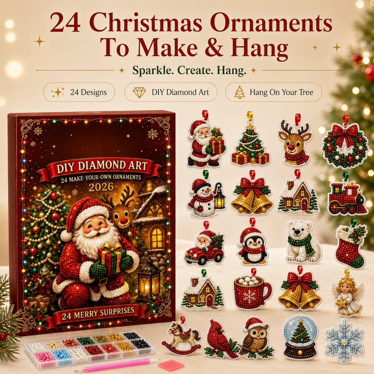 🎄 24 Christmas Ornaments To Make & Hang