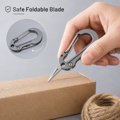 🔪Mini Keychain Pocket Knife & Carabiner Multi-Tool