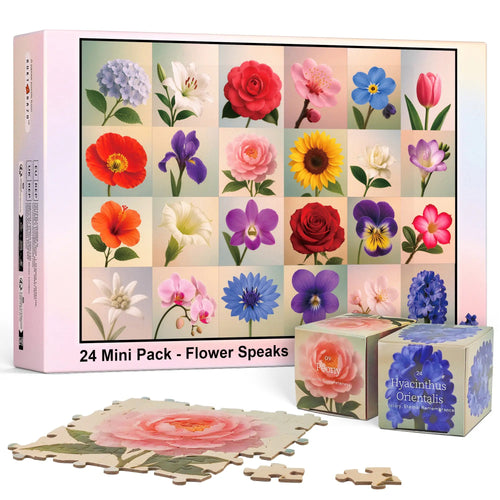 🔥 Last Day 49% OFF - 💐🧩 Flower Speaks Puzzles Advent Calendar | 🌸✨ Your Daily Dose of Floral Joy (📦Buy 2 Free Shipping)