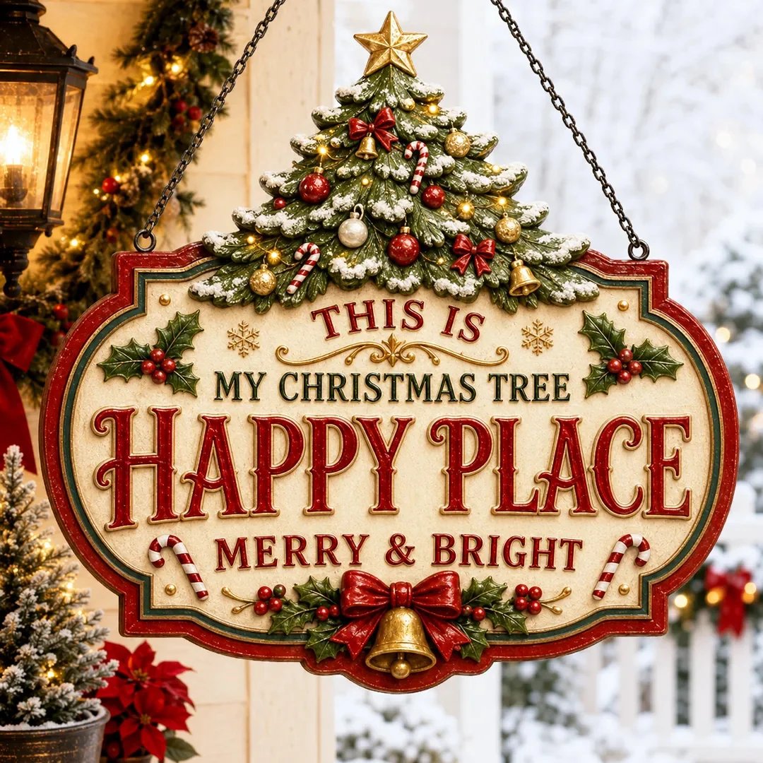 ⏳ Last Day 49% OFF – 🎄Christmas Character Wooden Hanging Sign Collection | 8 Festive Designs in 7.9 or 11.8 in with Vintage-Inspired Artwork, Layered Holiday Details & Hanging Design ✨