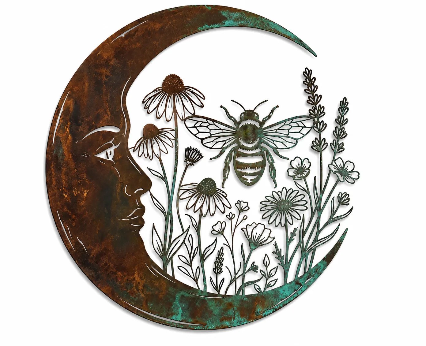 🌜Dragonfly Moon Wall Decor