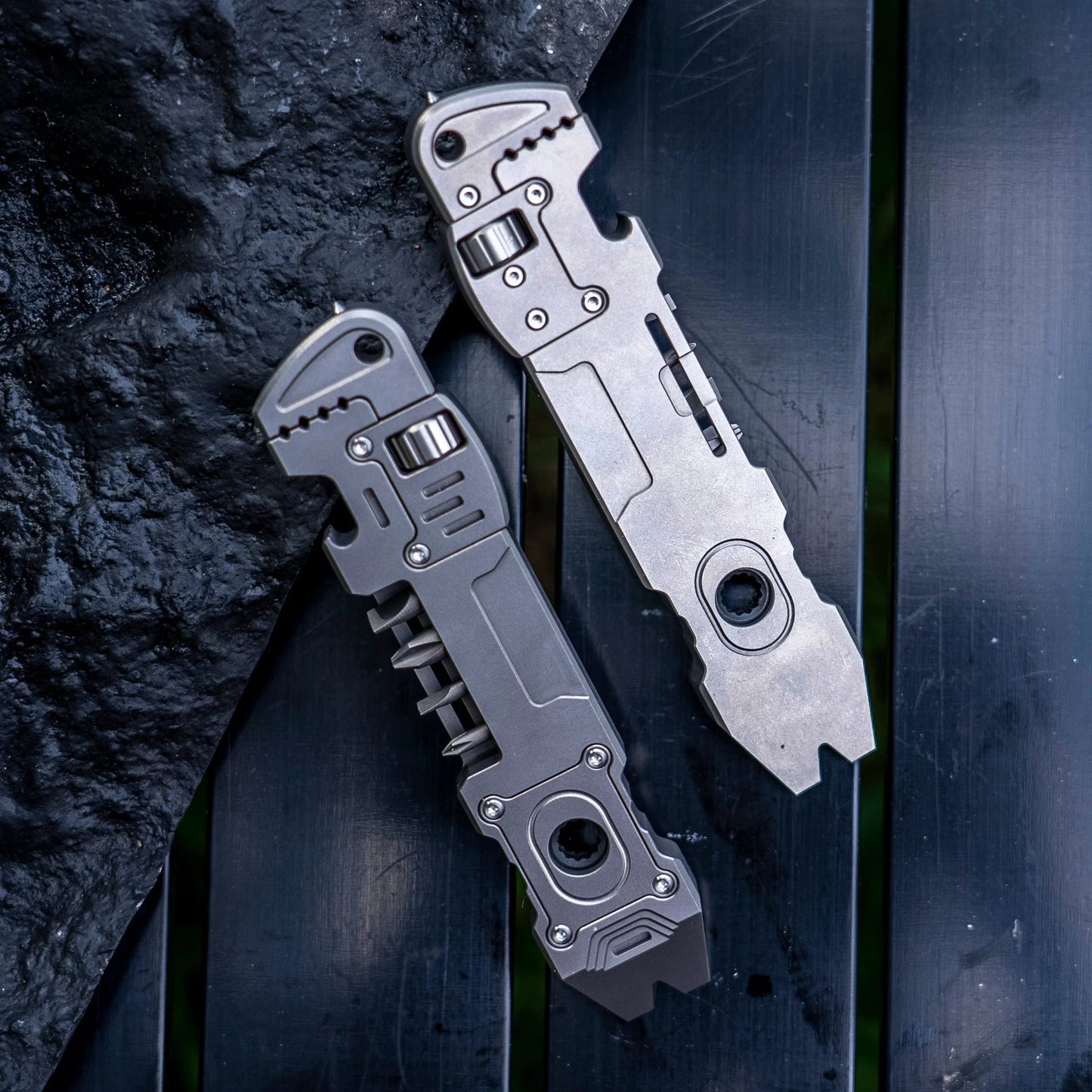 TC4 Titanium 6‑IN‑1 EDC Multi‑Tool Pry Bar Wrench