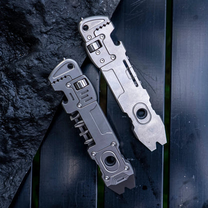 TC4 Titanium 6‑IN‑1 EDC Multi‑Tool Pry Bar Wrench