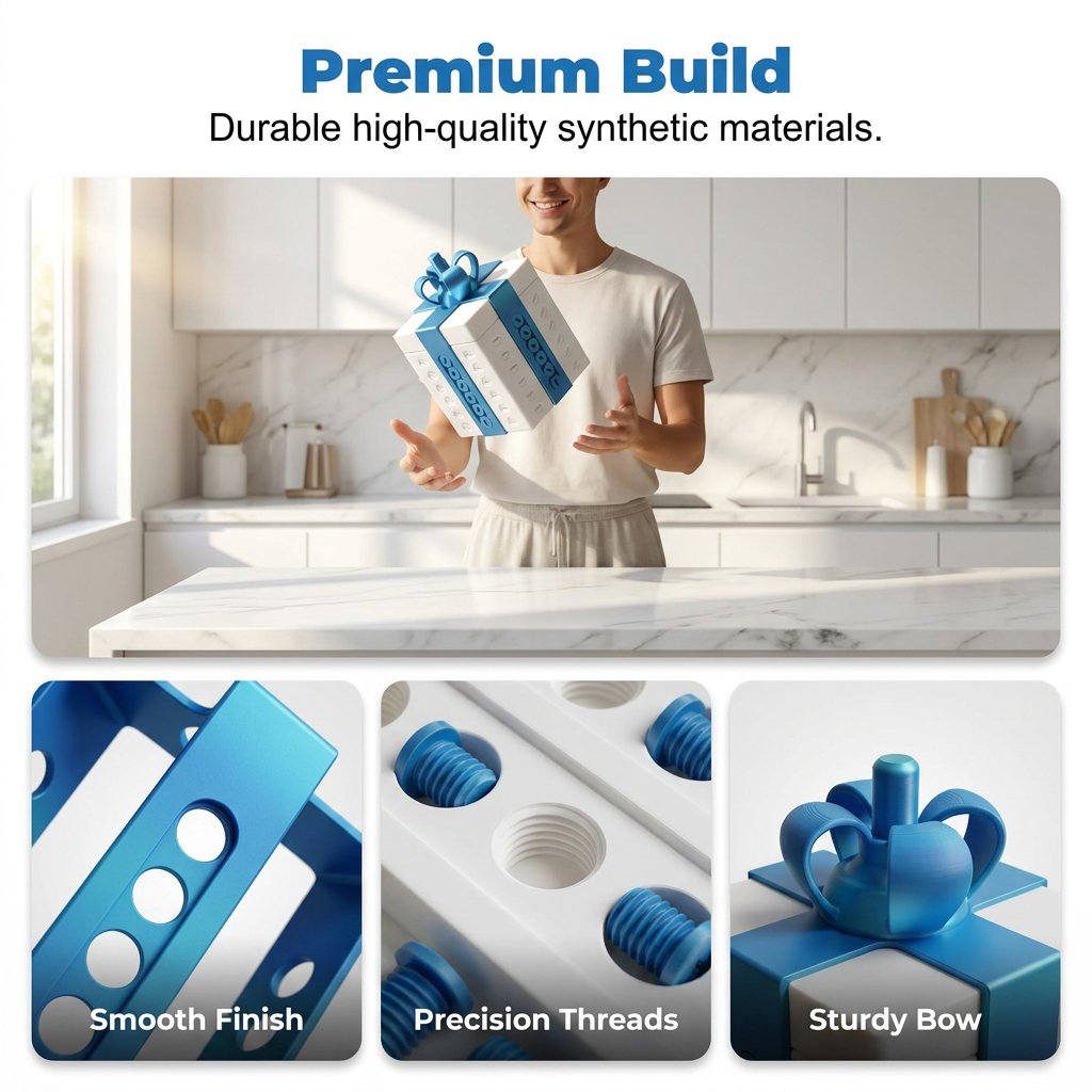 😂 3D Printed Annoying Screw Gift Box | Puzzle-Style Prank Box with Hidden Gift Compartment for Birthdays, Christmas & White Elephant Gifts 🎁