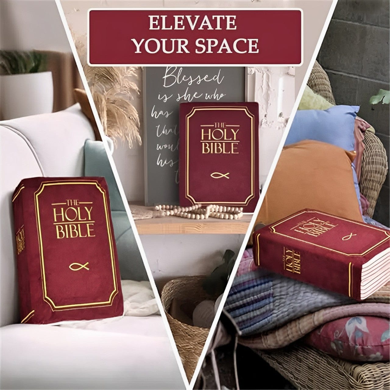 The Holy Bible Squishy Pillow