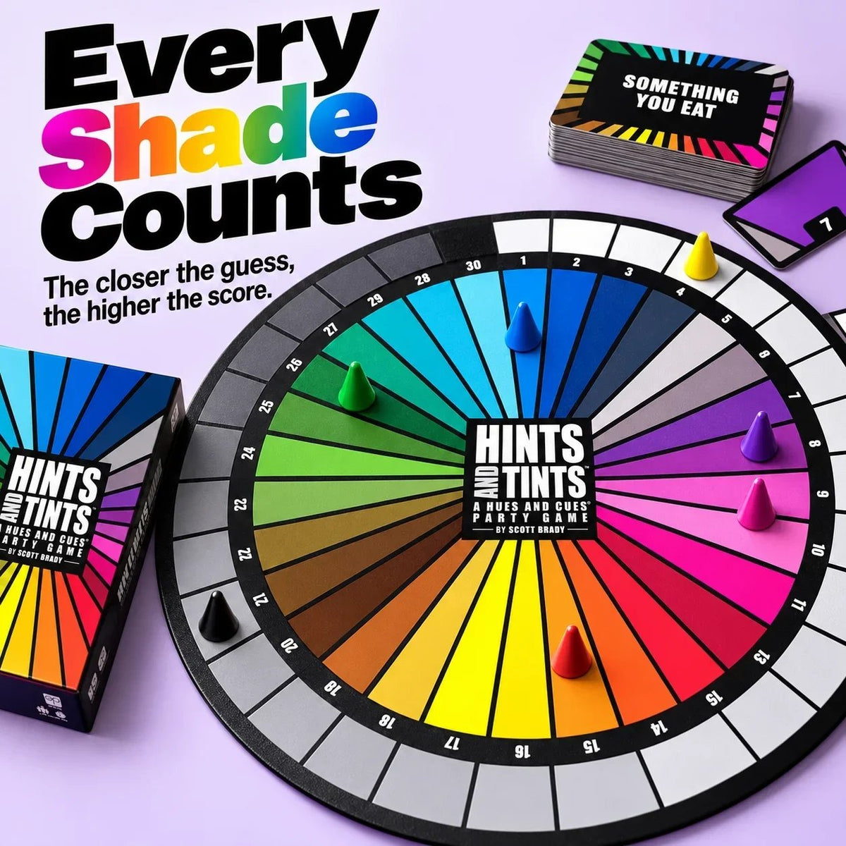 Hints and Tints | Creative Color Clue Party Board Game, Fast-Paced Family & Group Game