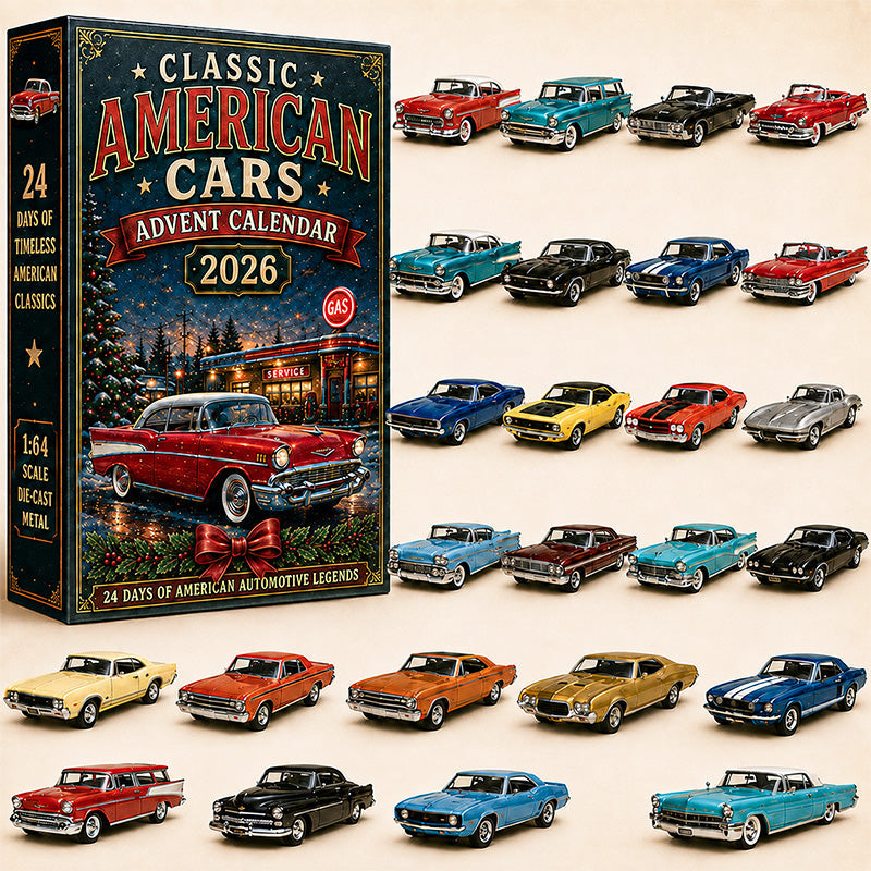 🚜🚗🎄 2026 Vehicle Advent Calendar Collection – 24 Days of Classic Machines, Trucks & Military Legends 🎁✨