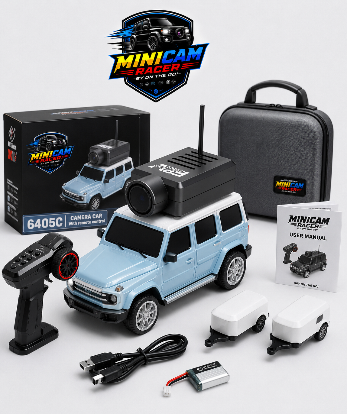 🚗 50% OFF Mini FPV RC Camera Car | 720P WiFi APP Control