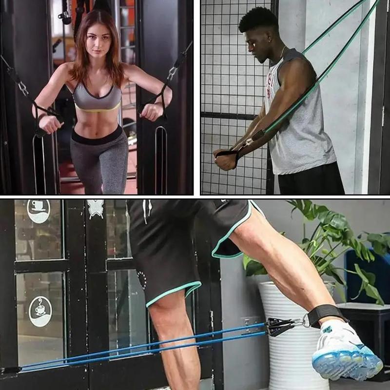 🏋️‍♂️ 11-Piece Fitness Resistance Bands Kit – For Strength, Weight Loss & Home Training
