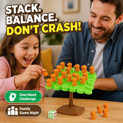 Capybara Balance Board Game – One-Hand Family Challenge
