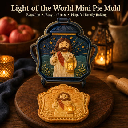 ⏳ Last Day 49% OFF – ✝️ 16-Design Christian Mini Pie Mold Collection | Reusable Embossed Molds for Shaping Detailed Jesus, Mary, Angels, Crosses, Dove & Faith-Inspired Pies 🥧✨