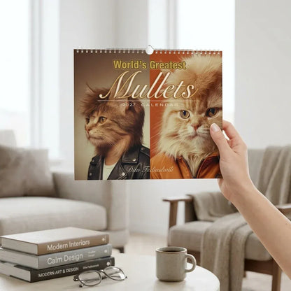 🔥LAST DAY 50% OFF - 😻Funny 2027 Wall Calendar Cat