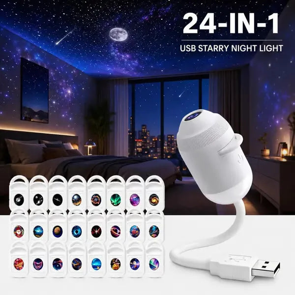 🌟 Plug-and-Play HD Star Projector